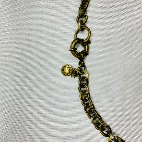 J Crew Necklace VTG Multi Color Floral Statement - Picture 4 of 5